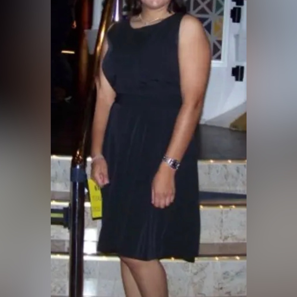 Calvin Klein MIDI Dress 👗 Sz 12 Black